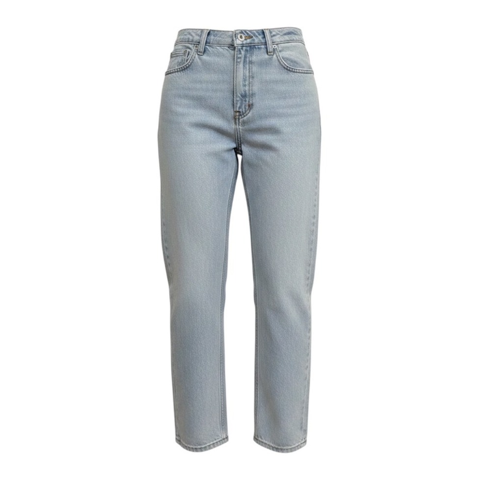 Rhythm Women's Size 8 Light Wash Relaxed Straight Leg Jeans